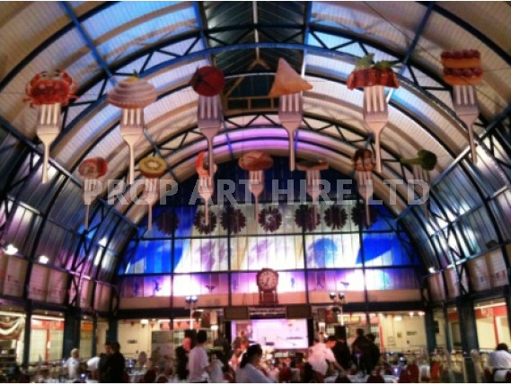 Flying forks at the Newport food festival
